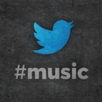 Twitter #music Startscreen (screenshot)