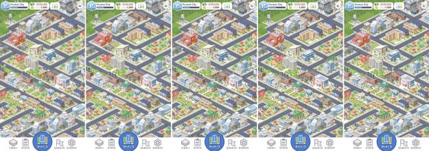 Grafik von Pocket City in mittlerer Zoomstufe