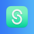 Icon der App Shortery auf blauem Hintergrund